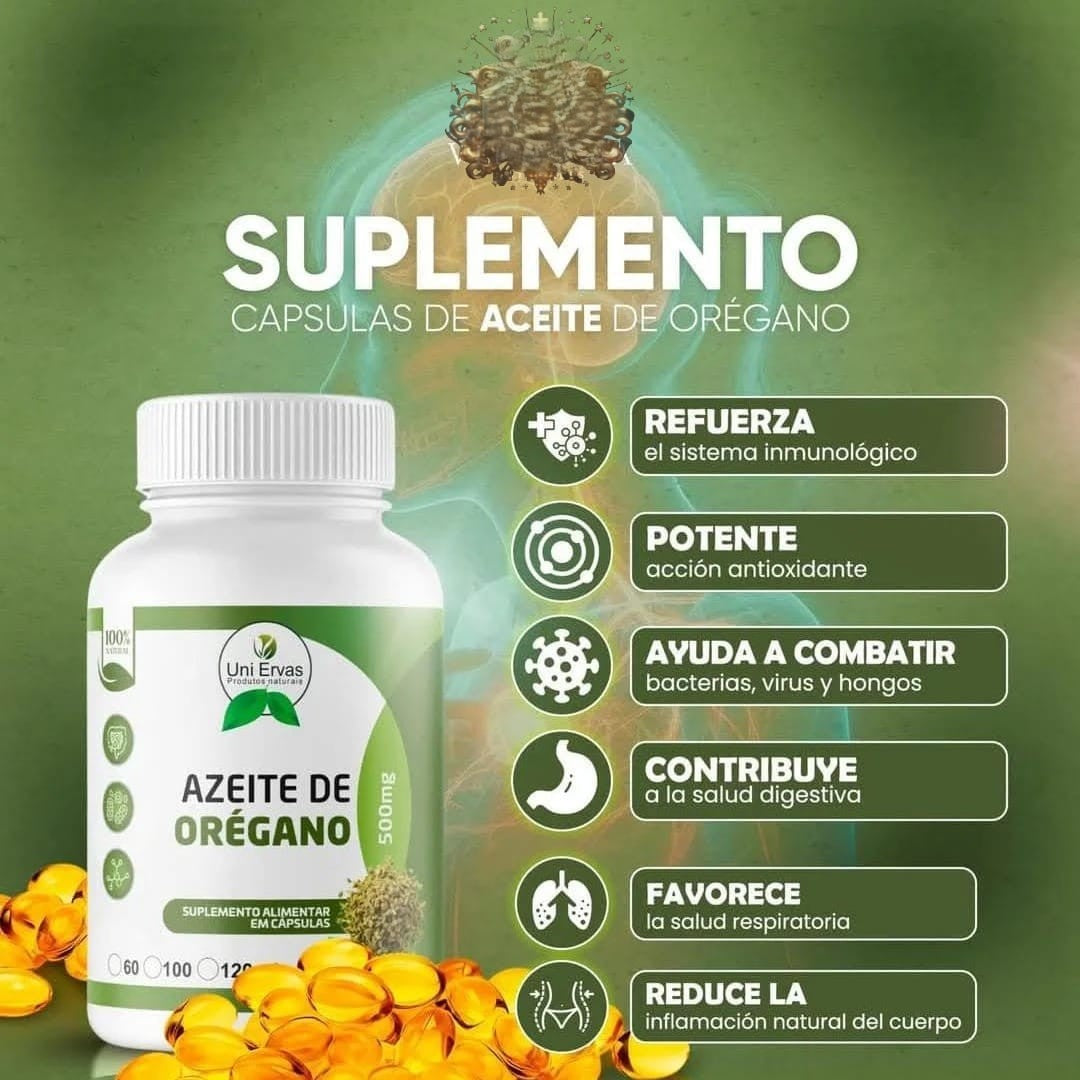 ACEITE DE OREGANO EN CAPSULAS 💊