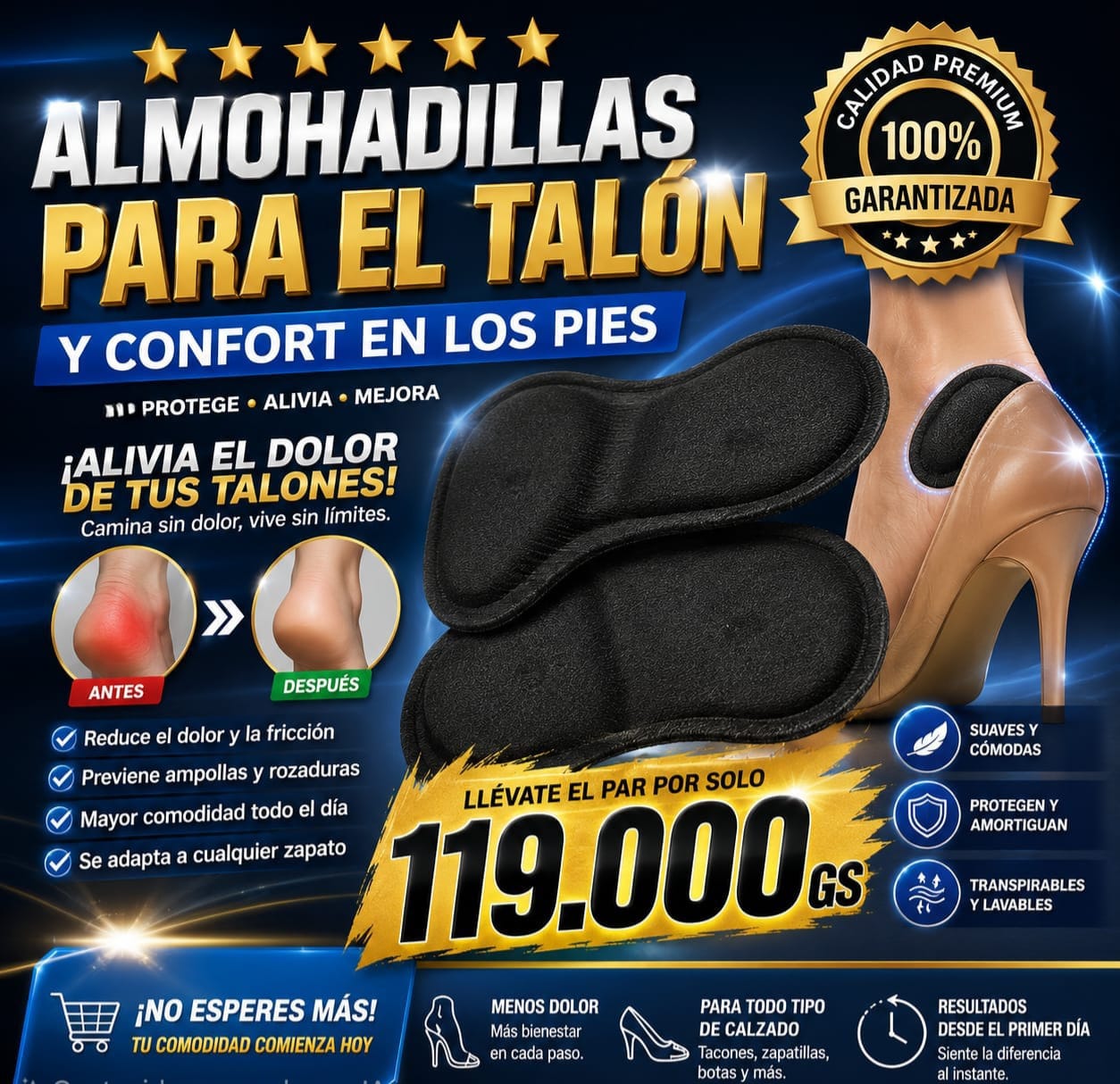 Almohadillas para talón