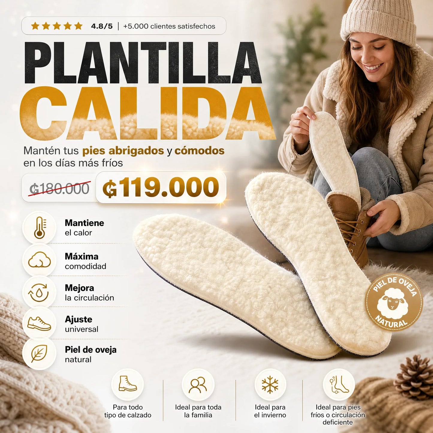 Plantilla Cálida