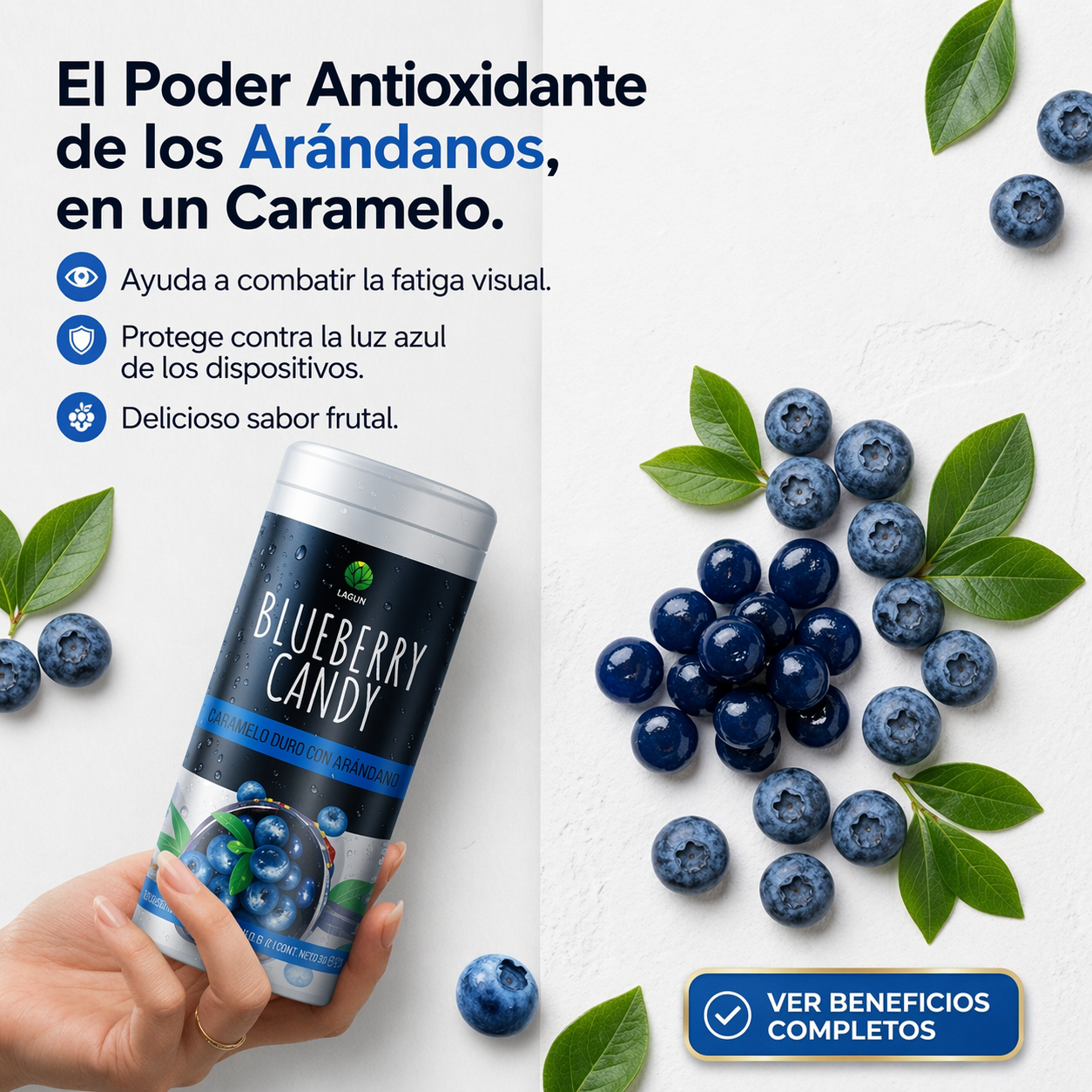 Suplemento Nutricional BLUEBERRY CANDY