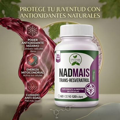 RESVERATROL 500mg NAD MAIS