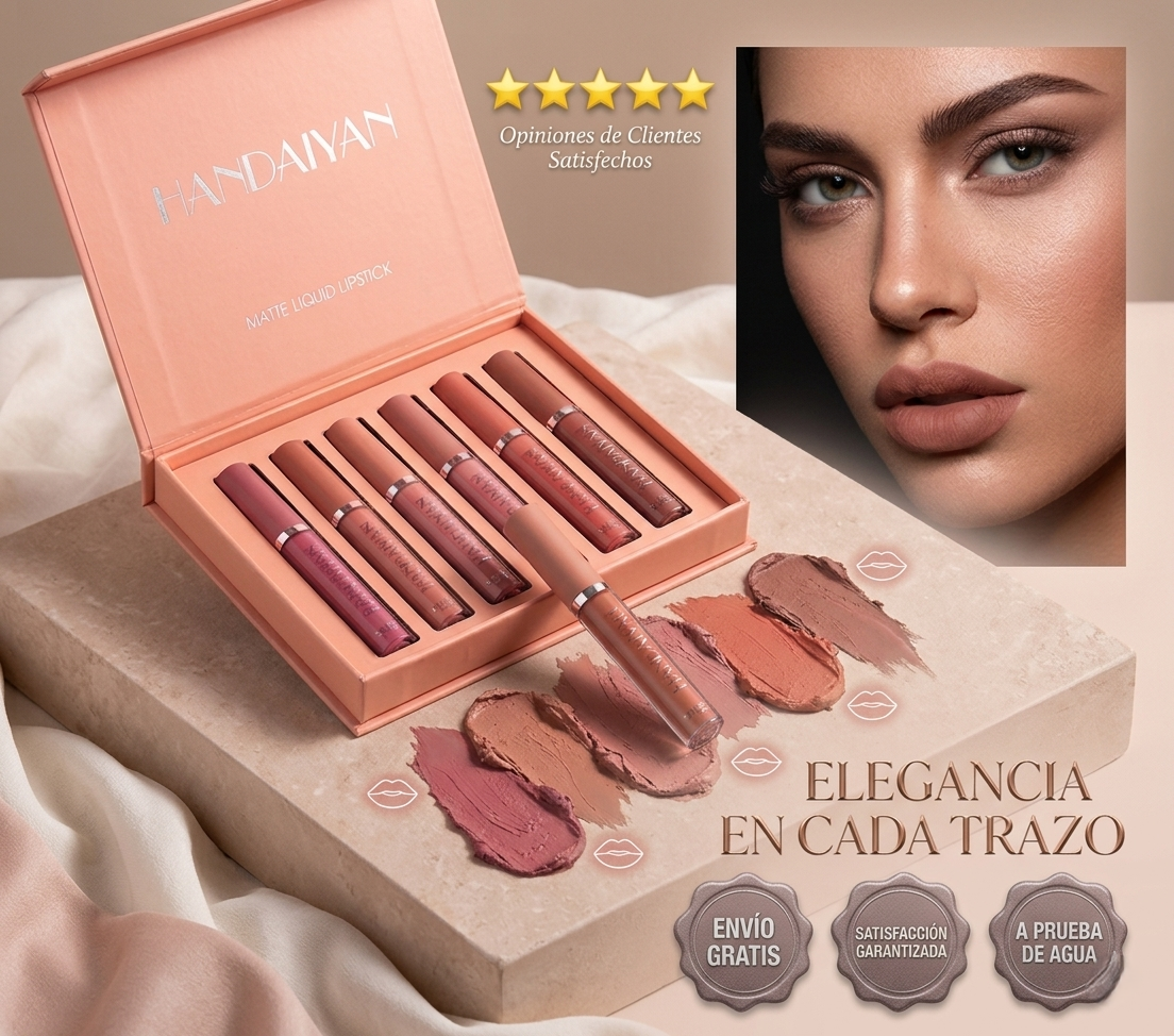 SET DE 6 LABIALES MATTE